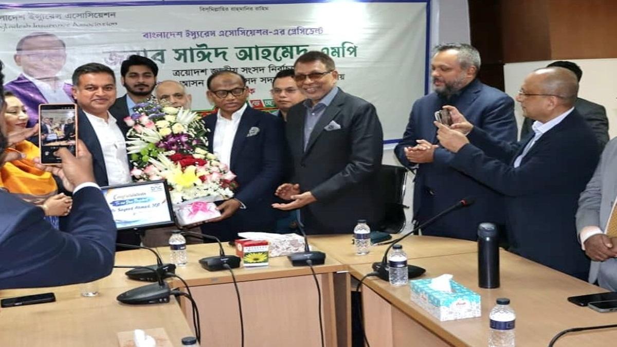 সংসদ সদস্য হওয়ায় সৈয়দ আহমেদকে বিআইএর সংবর্ধনা