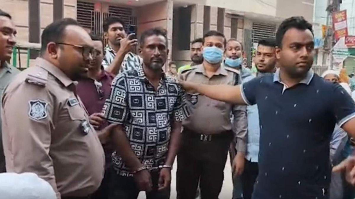 মোহাম্মদপুরে চাঁদাবাজ ধরে পুলিশের মাইকিং