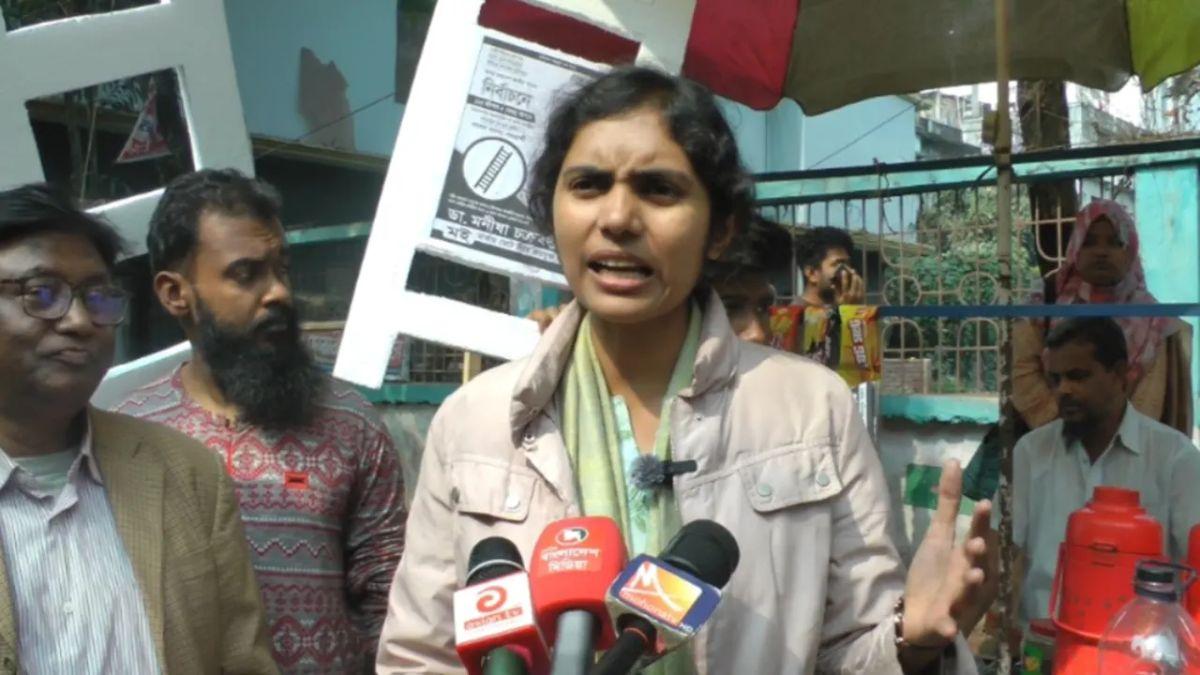 নির্বাচনে হেরেও ভোটারদের কৃতজ্ঞতা ও ধন্যবাদ মনীষা চক্রবর্তীর