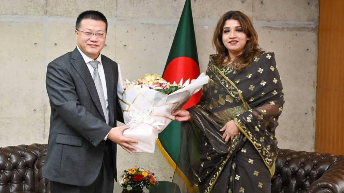 পররাষ্ট্র প্রতিমন্ত্রীর সঙ্গে চী‌না রাষ্ট্রদূতের সাক্ষাৎ