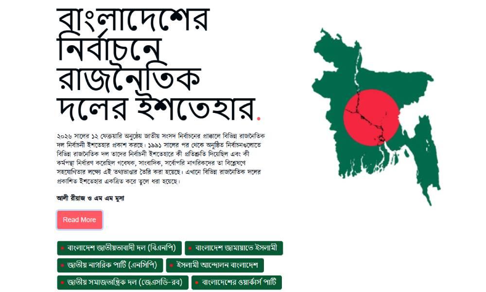 যা ছিল ১৯৯১-২০২৬ সাল পর্যন্ত নির্বাচনি ইশতেহারে