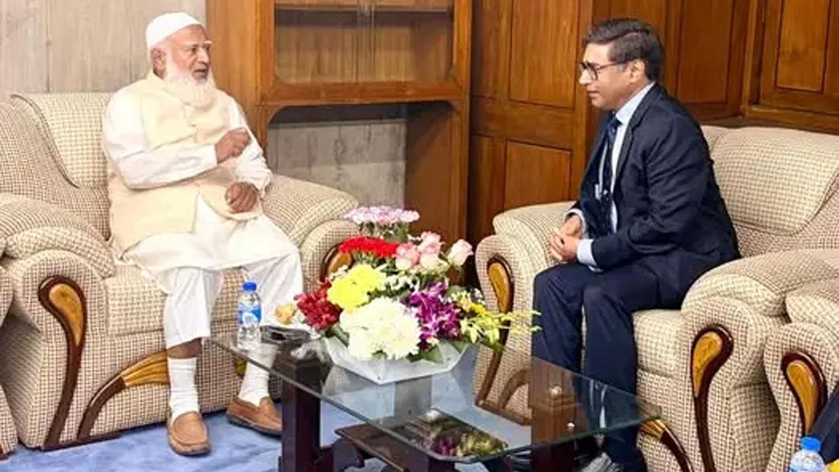 জামায়াত আমিরের সঙ্গে ভারতের পররাষ্ট্র সচিবের সাক্ষাৎ