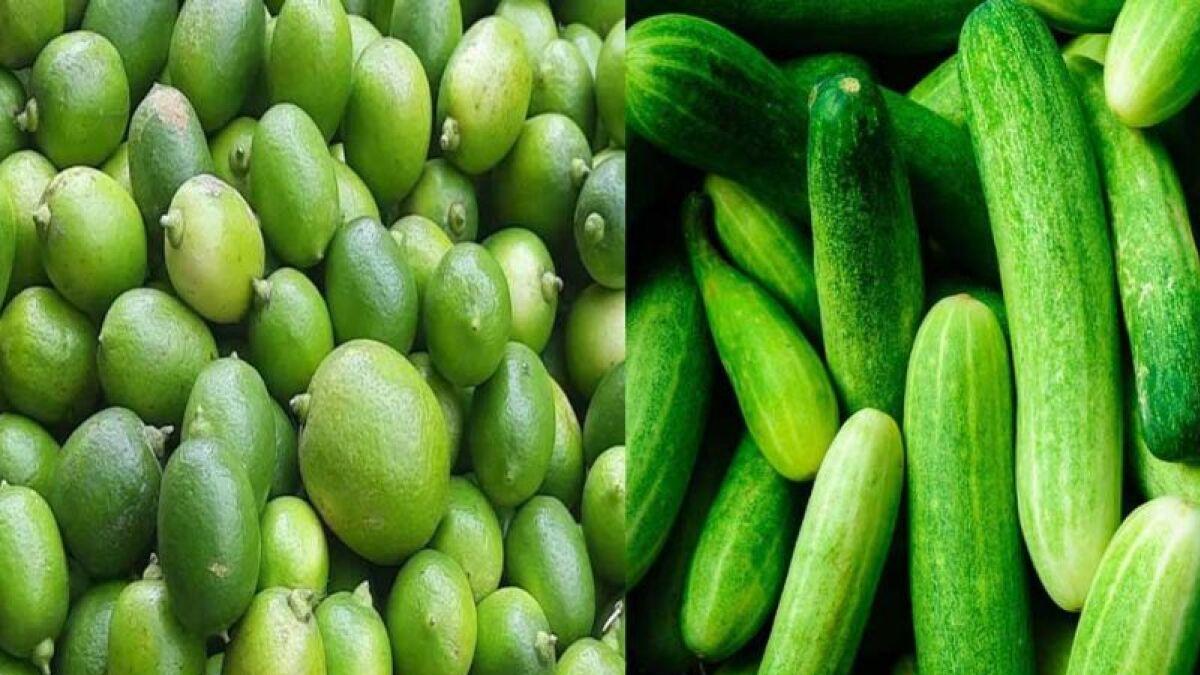 লেবুর দামে আগুন, শসার সেঞ্চুরি