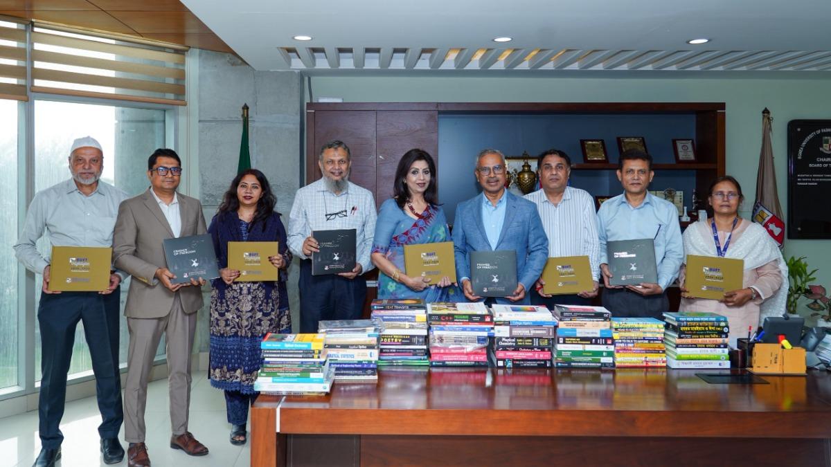 বিইউএফটিতে তিথির ১০১ বই উপহার, উন্মোচিত দুই ম্যাগাজিন