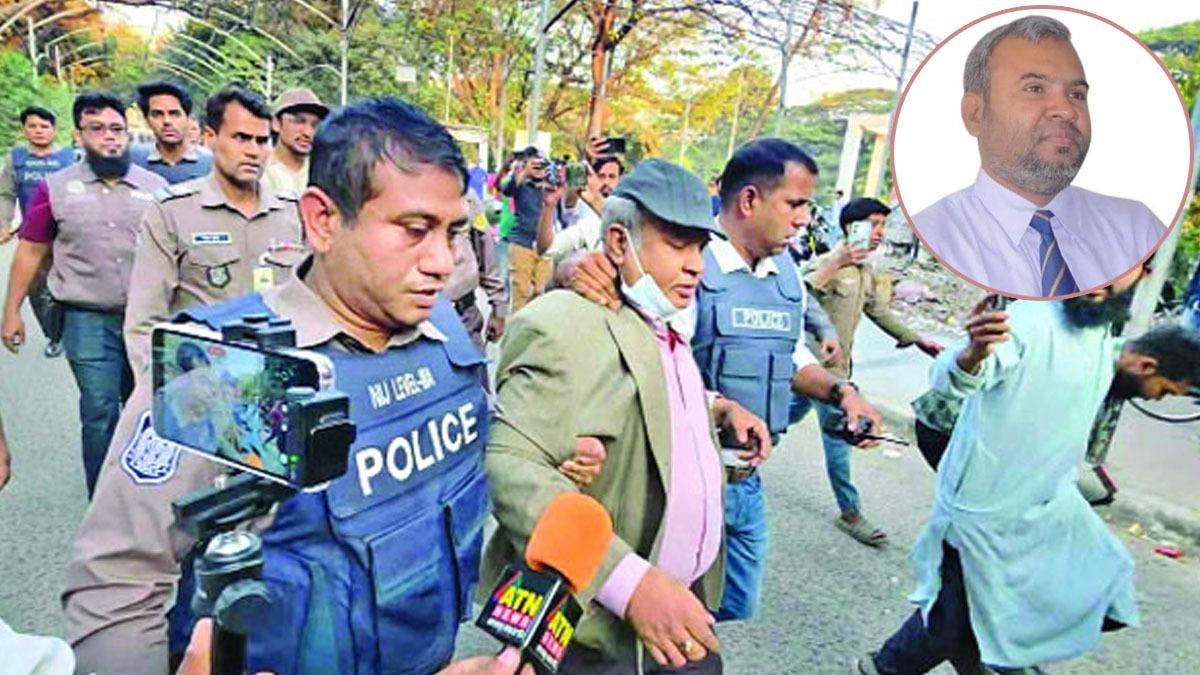 ধানমন্ডি ৩২ নম্বরে মারধরের শিকার ঢাবির সেই শিক্ষক গ্রেপ্তার