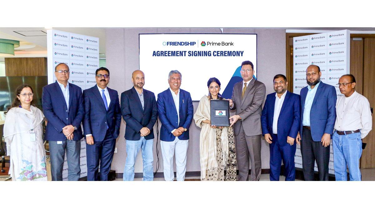 জলবায়ু সহনশীলতা উদ্যোগ চালু করলো প্রাইম ব্যাংক ও ফ্রেন্ডশিপ