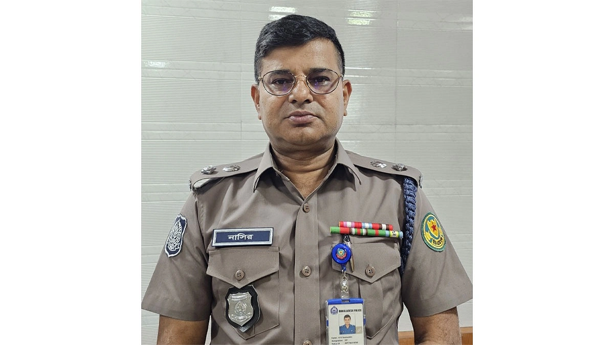 ডিএমপির নতুন মুখপাত্র উপকমিশনার এন এম নাসিরুদ্দিন