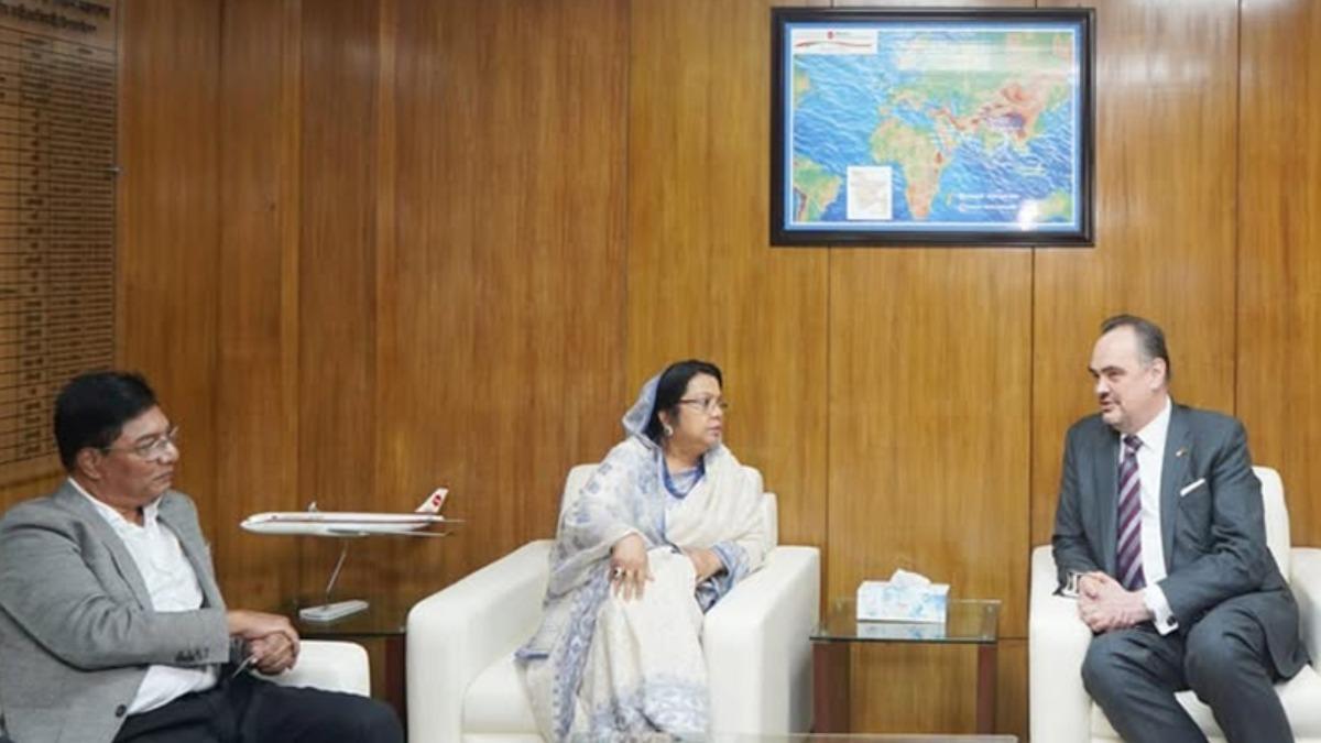 বিমান খাতের উন্নয়নে যুক্তরাষ্ট্রের সহযোগিতা চাইল বাংলাদেশ