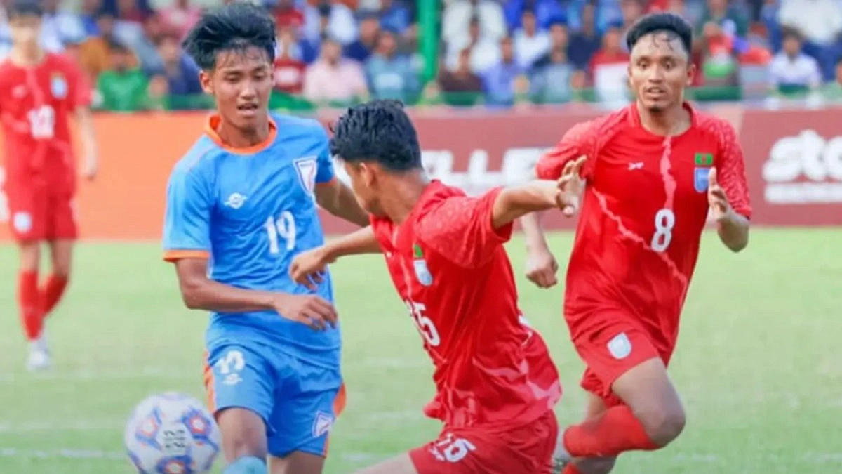 লাল কার্ড, উত্তেজনা শেষে ভারত-বাংলাদেশের ড্র