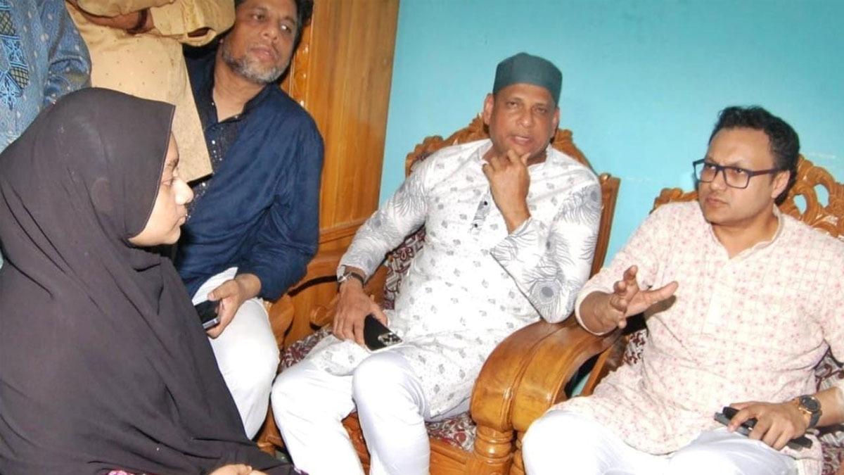 বাহরাইনে নিহত প্রবাসী মহসিনের পরিবারের পাশে এমপি সাঈদ আল নোমান
