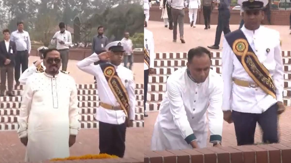 জাতীয় স্মৃতিসৌধে নবনির্বাচিত স্পিকার ও ডেপুটি স্পিকারের শ্রদ্ধা
