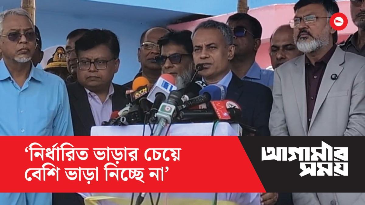 মহাখালী বাস টার্মিনাল পরিদর্শনে আসলেন সড়ক পরিবহন মন্ত্রী