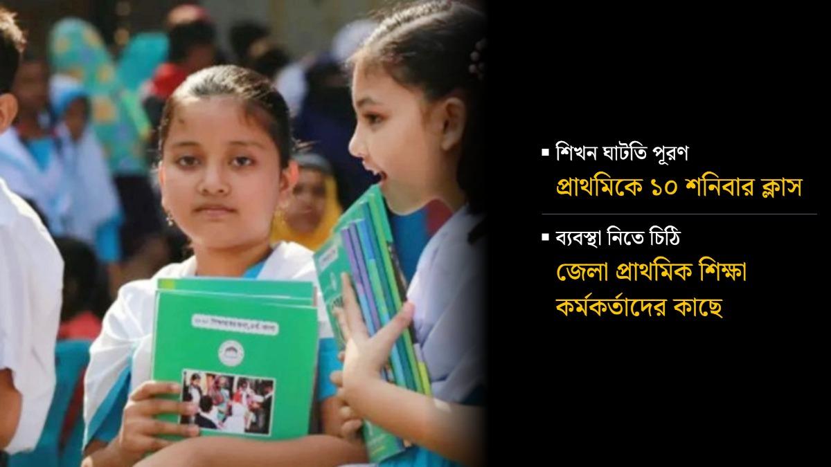 ঘাটতি পূরণে ১০ শনিবার প্রাথমিকের ক্লাস চলবে