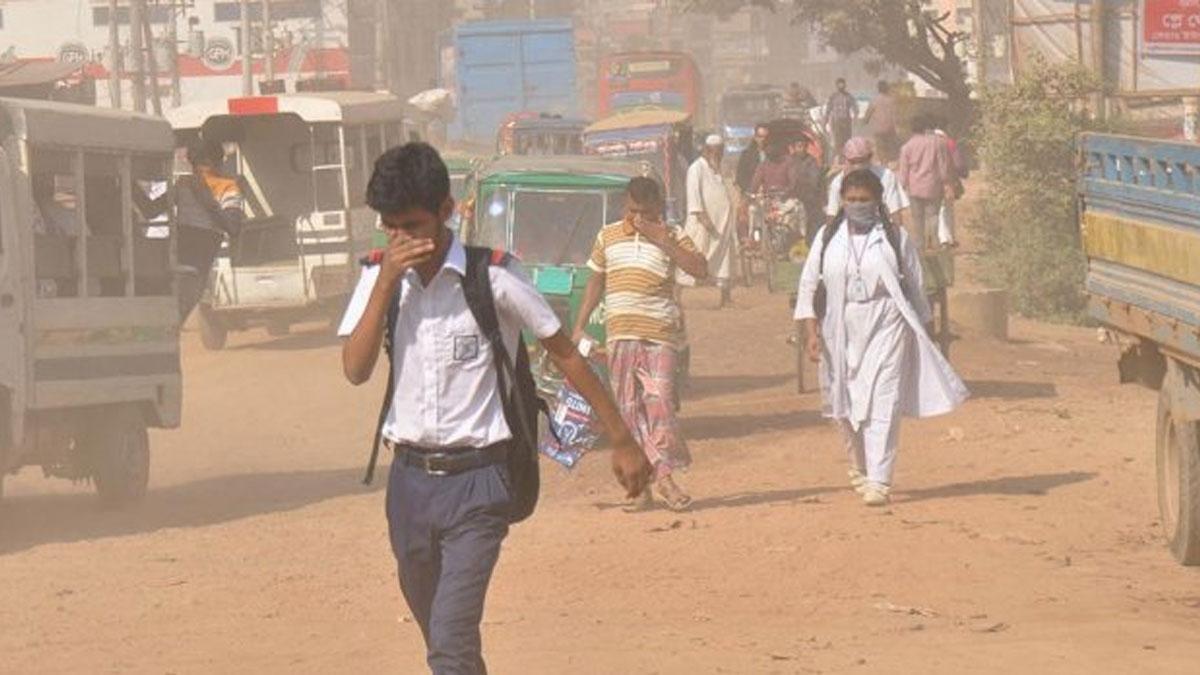 ঢাকার যেসব এলাকায় আজ বেশি বায়ুদূষণ