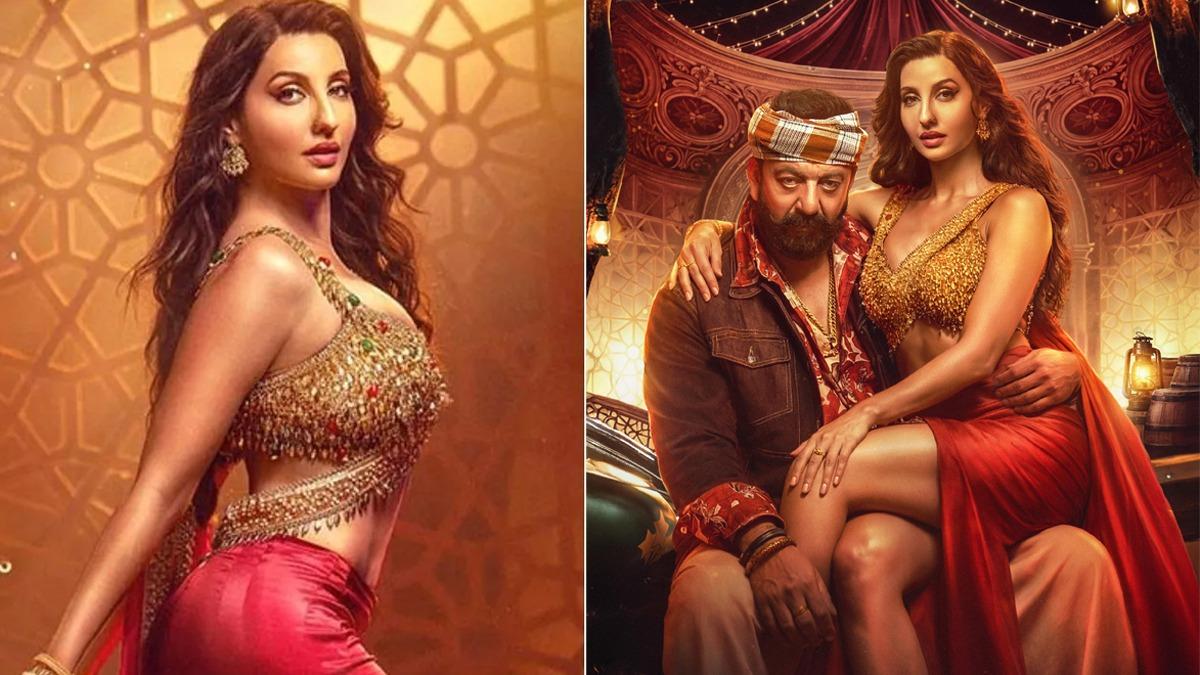 ‘অশ্লীল’ আইটেম গানে সঞ্জয় দত্ত-নোরা ফাতেহি!