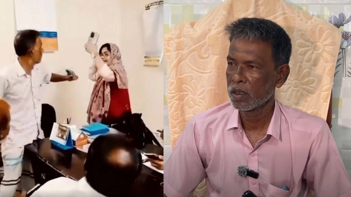 শিক্ষিকাকে জুতা মারার কারণ জানালেন সেই ব্যবসায়ী
