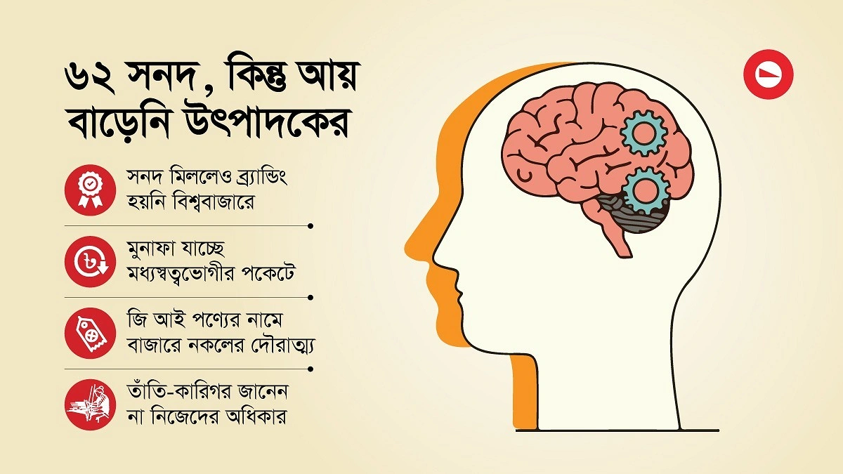ড্রয়ারে বন্দি জিআই, উৎপাদকের ঝুলি শূন্য