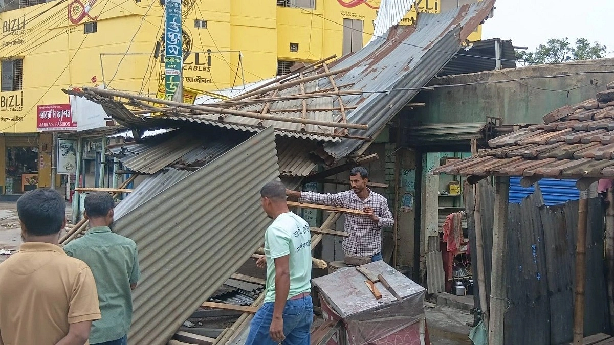 ঝড়ে ক্ষতি, বৃষ্টিতে ‘স্বস্তি’