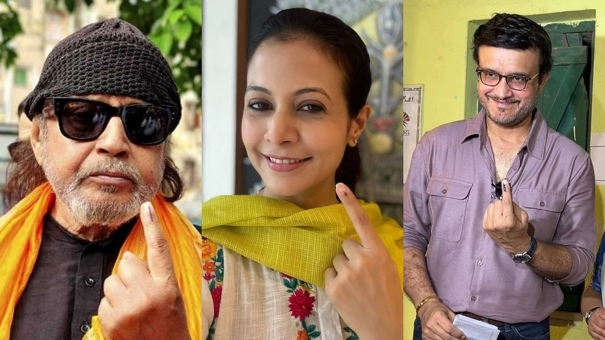 দ্বিতীয় দফার ভোটে টলিপাড়ার তারকারা, সকাল থেকেই কেন্দ্রে ভিড়