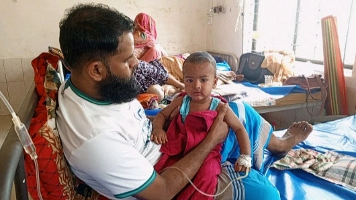 ‘হামে’ প্রাণ গেল ছোট্ট সাফার