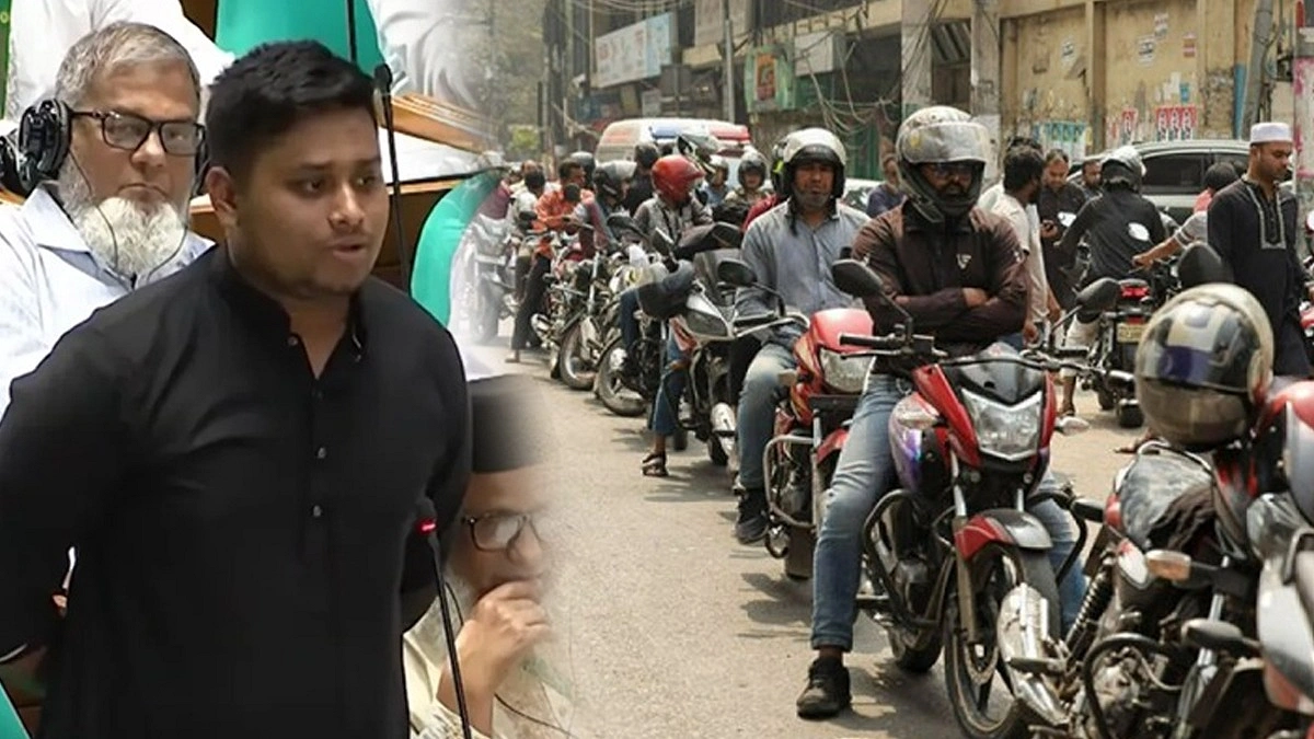 ‘পাম্পে গাড়ির দীর্ঘ লাইন মন্ত্রী কি দেখতে পাচ্ছেন না’
