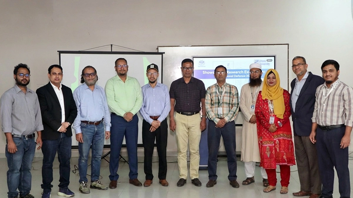 উত্তরা ইউনিভার্সিটিতে ‘সিআরটি প্রপোজাল ডিফেন্স অনুষ্ঠিত