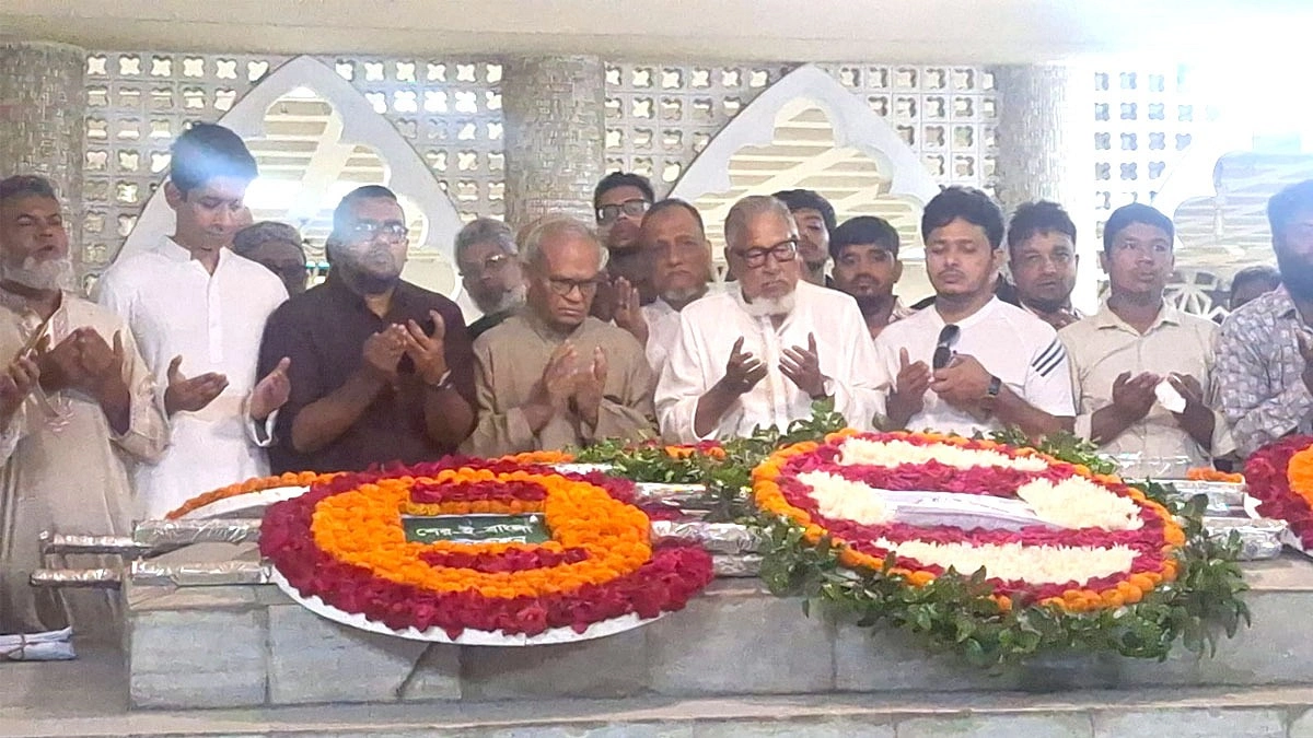 এ কে ফজলুল হকের মৃত্যুবার্ষিকীতে বিএনপির শ্রদ্ধা