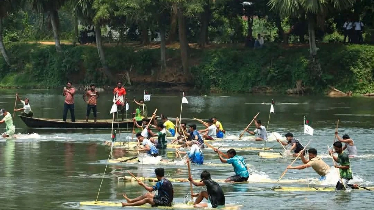 জাবিতে ভেলা বাইচ, পুরস্কার রাজহাঁস মুরগি কবুতর