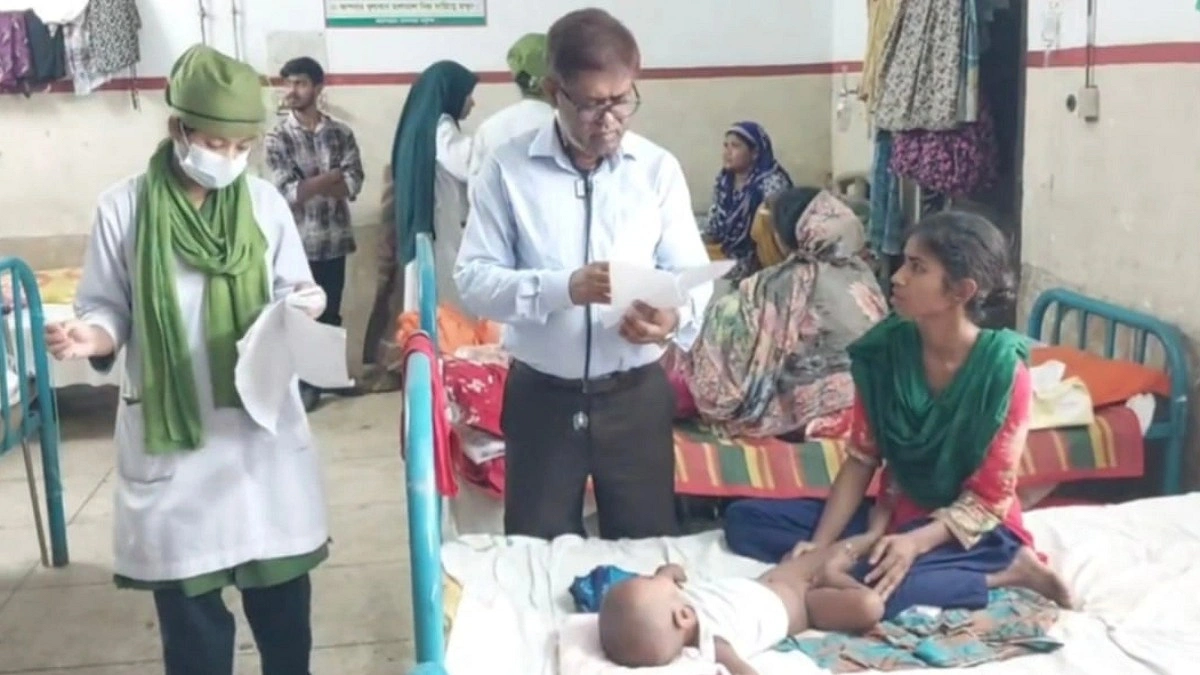 জামালপুরে হাম উপসর্গে হাসপাতালে ২৭ শিশু