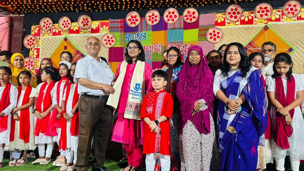 ব্রাহ্মণবাড়িয়ার বজলুর রহমান পাঠাগারে বৈশাখী উৎসব