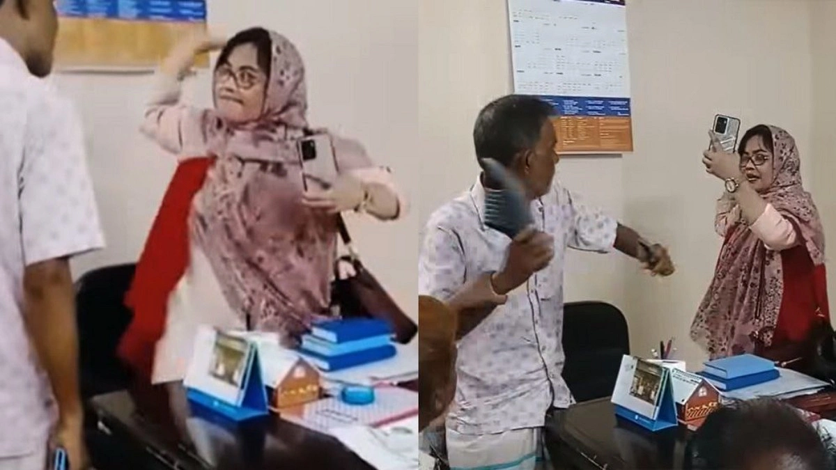 শিক্ষিকার সঙ্গে বিএনপি নেতার হাতাহাতি, নেপথ্যে কী