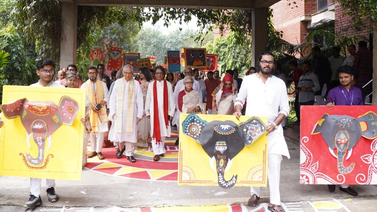 ইস্ট ওয়েস্ট ইউনিভার্সিটিতে পহেলা বৈশাখ উদযাপিত