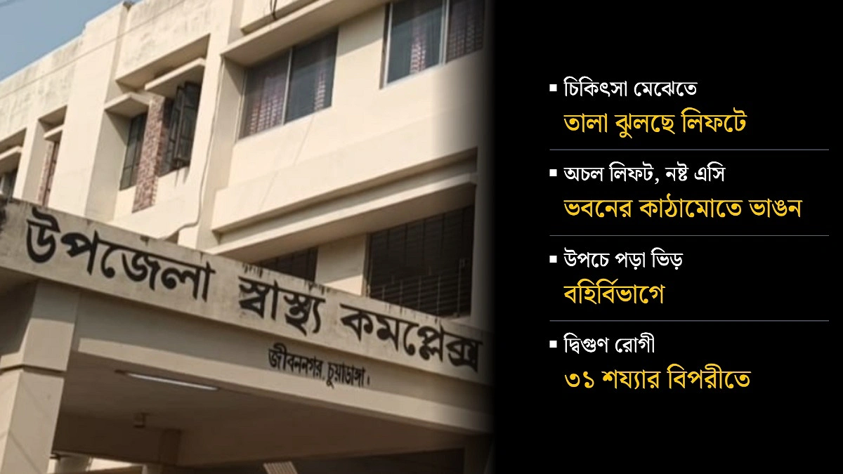 জীবননগরে ৫ কোটির আধুনিক ভবন এখন ‘ভুতুড়ে বাড়ি’