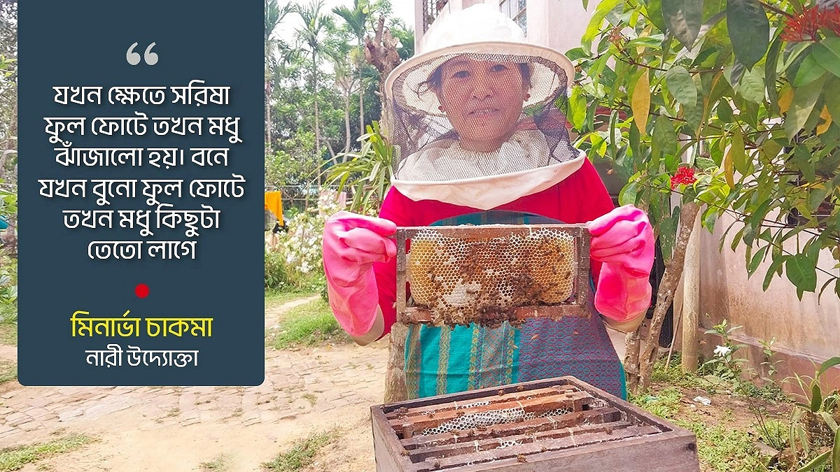 গৃহবধূ থেকে উদ্যোক্তা, মৌ চাষে মিনার্ভার সাফল্যগাথা