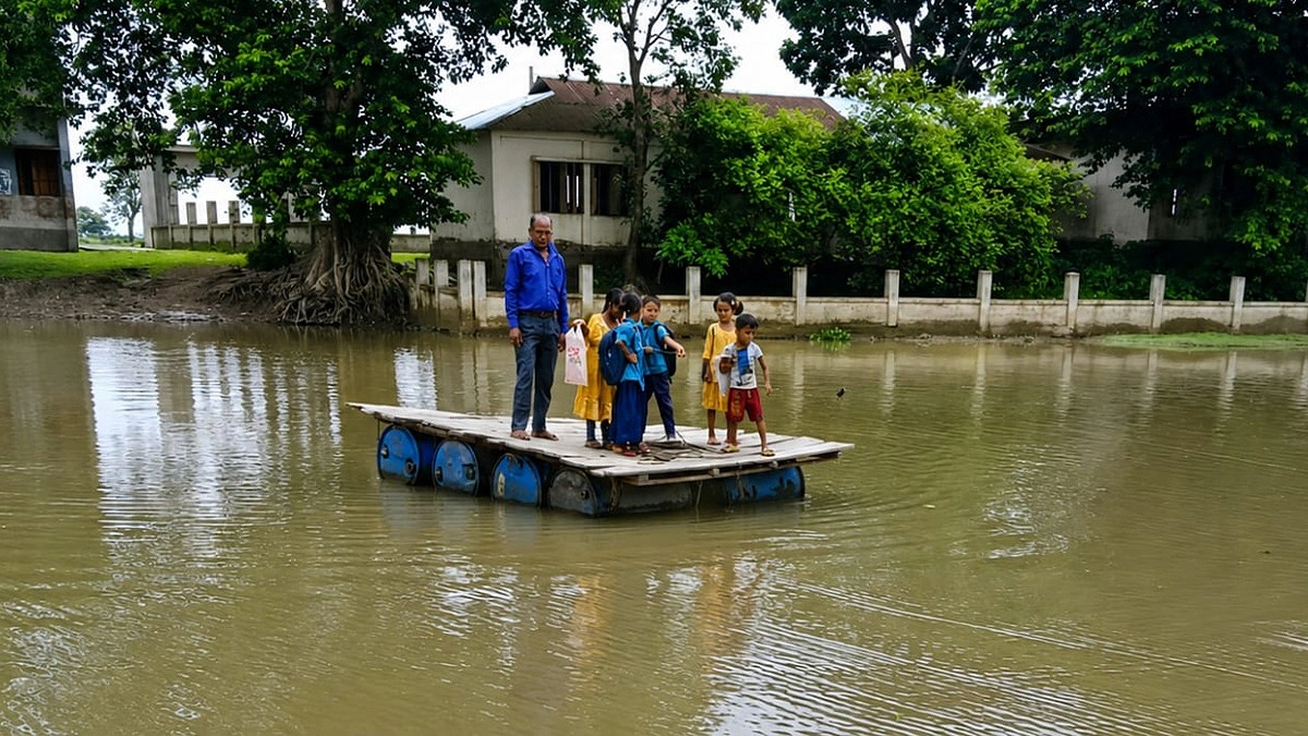 রোগী থেকে শিক্ষার্থী, সবারই ভরসা ড্রামের বোট