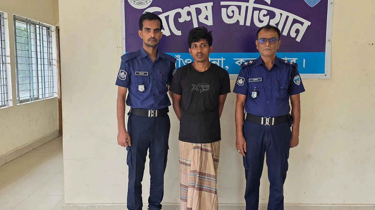 মিয়ানমার থেকে চোরাইপথে আনা ১০ গরু জব্দ, গ্রেপ্তার পিকআপ চালক