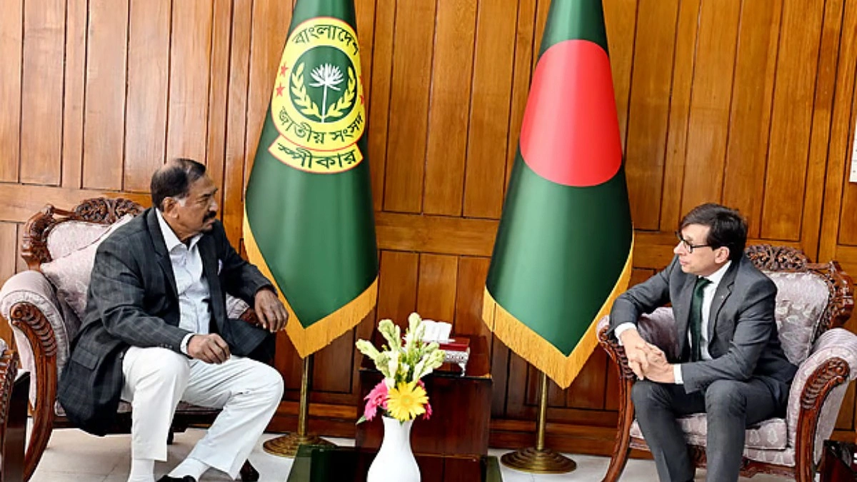 স্পিকারের সঙ্গে ফ্রান্স রাষ্ট্রদূতের বৈঠক