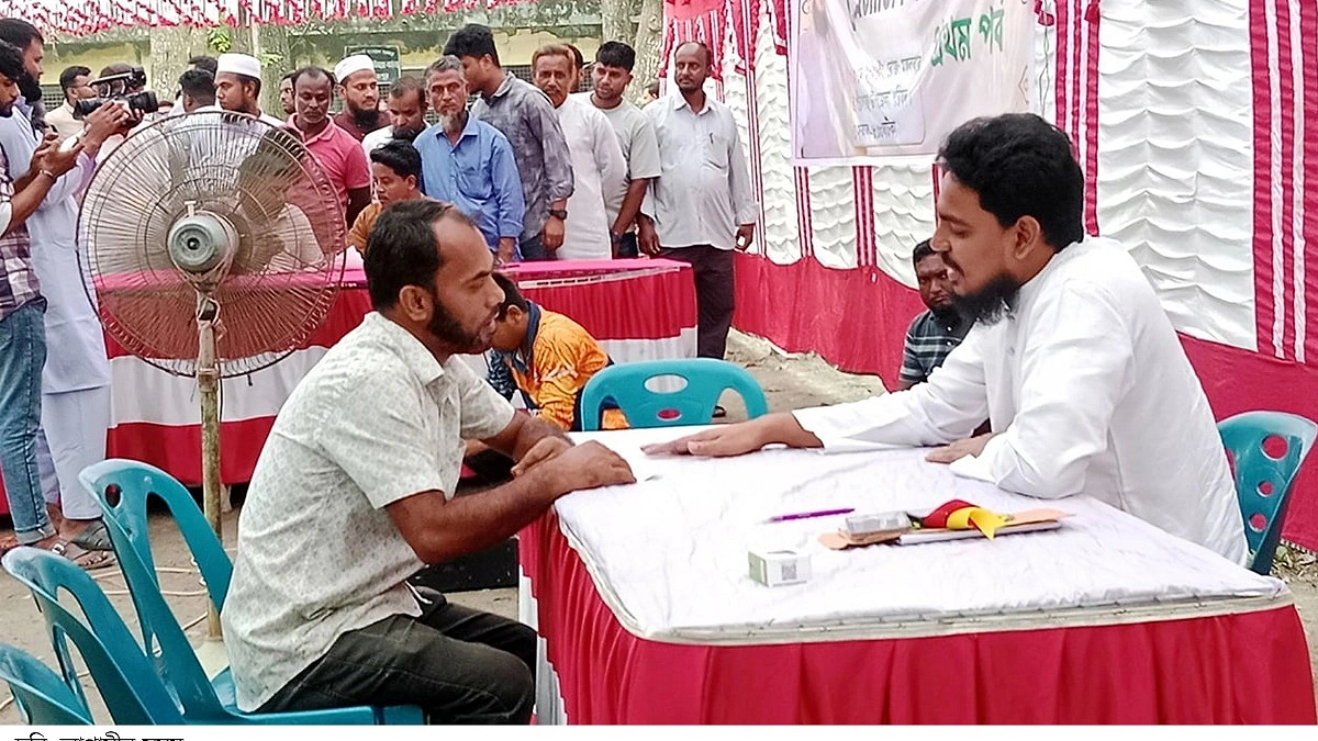 ব্যতিক্রমী উদ্যোগ এনসিপির আখতারের