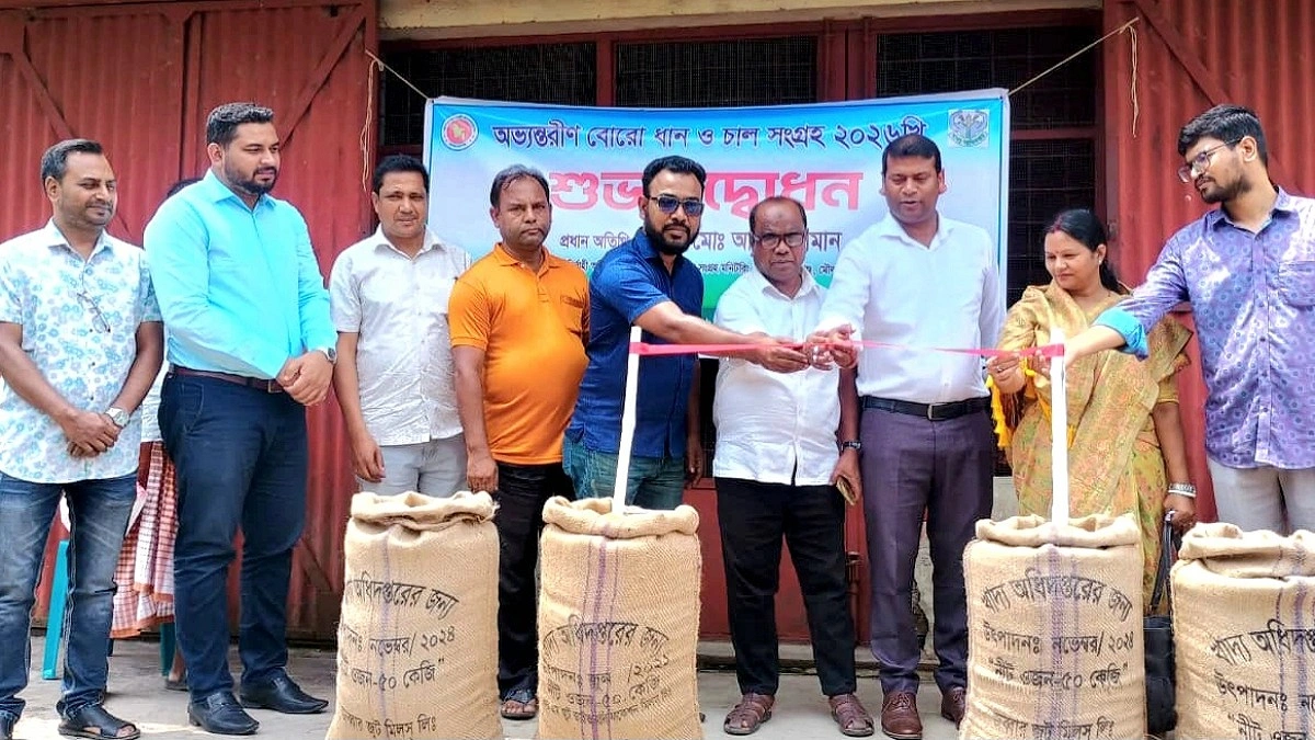 কমলগঞ্জে বোরো ধান-চাল সংগ্রহ শুরু, কৃষকদের স্বস্তি