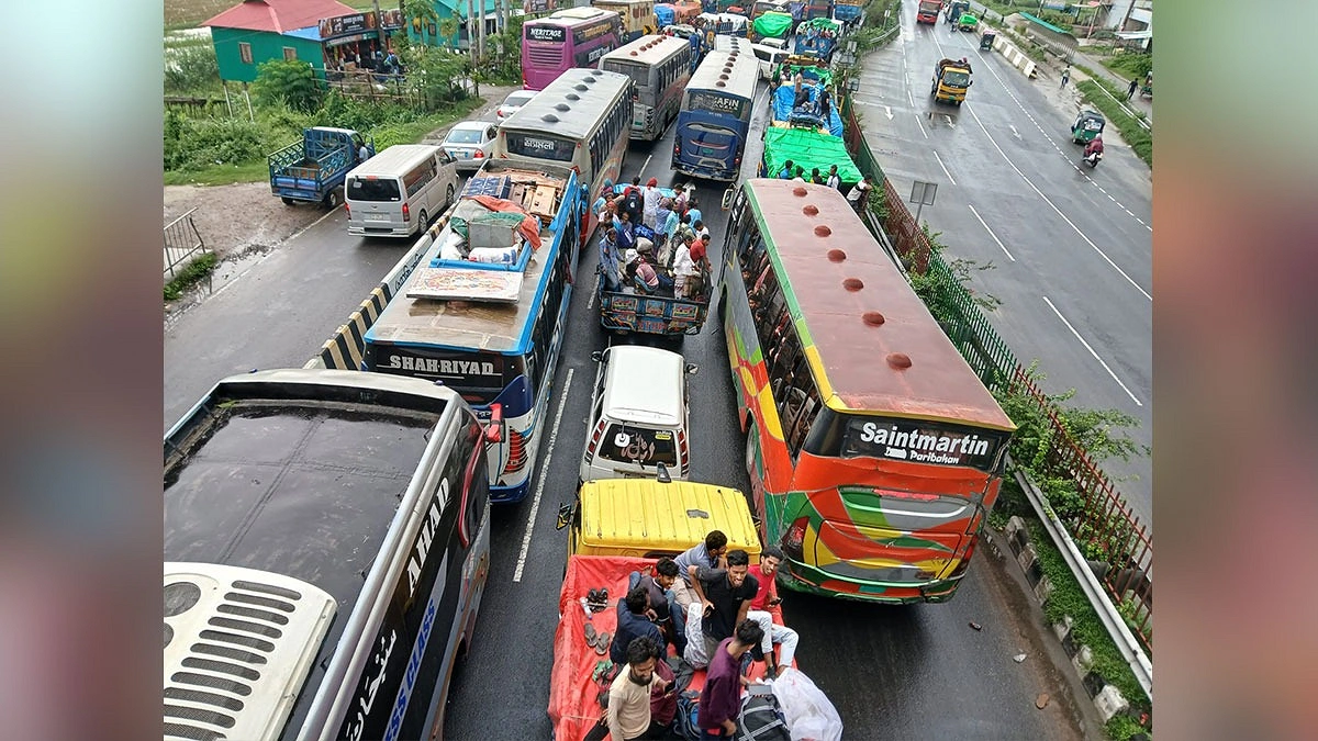 ঢাকা-টাঙ্গাইল মহাসড়কে ৩০ কিলোমিটার জট