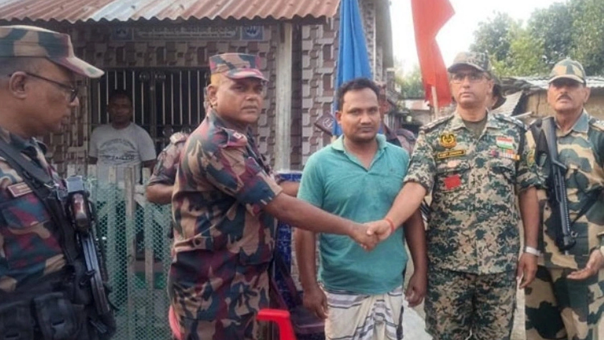অনুপ্রবেশের দায়ে আটক বাংলাদেশিকে ফেরত দিল বিএসএফ