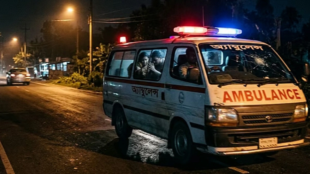 গুলিবিদ্ধ যুবককে ঢাকায় নেওয়ার পথে অ্যাম্বুলেন্সেও গুলি