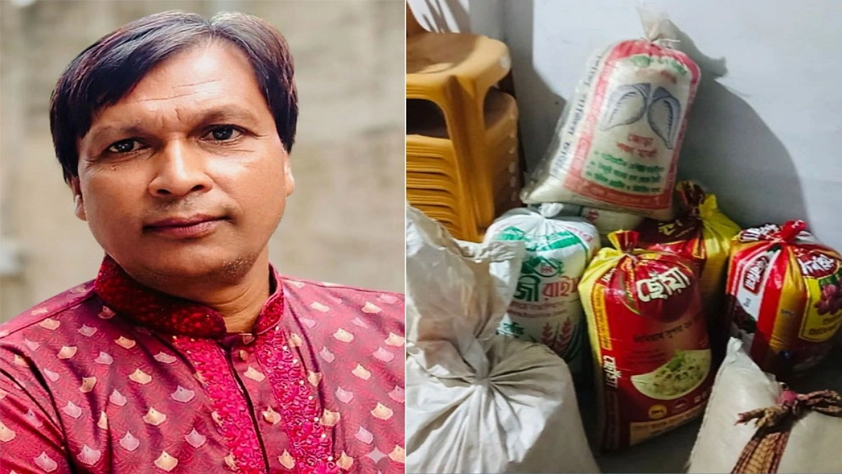 পরিত্যক্ত দোকানে ভিজিএফের ৯ বস্তা চাল, বিএনপি নেতাকে জরিমানা