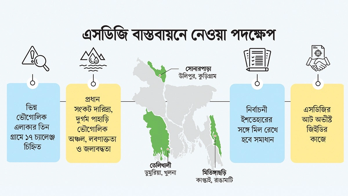 মডেল গ্রামের অঢেল দৃষ্টান্ত