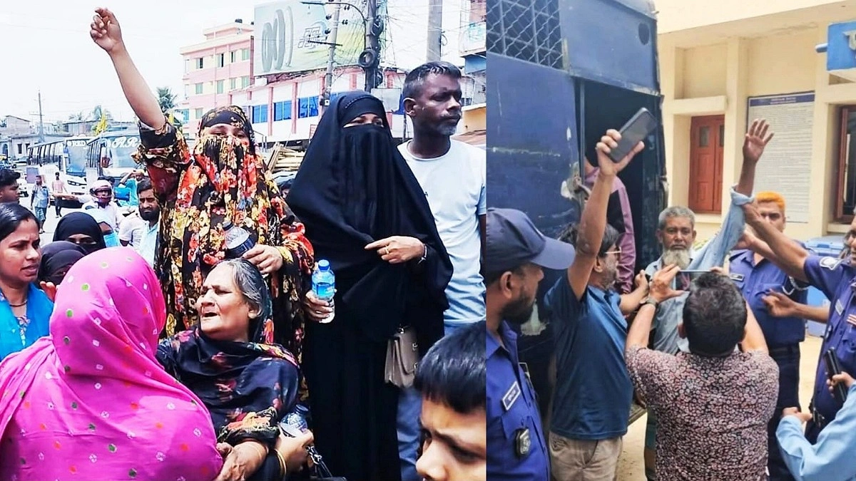 বগুড়ায় শিশু ধর্ষণের অভিযোগ, প্রতিবাদে থানা ঘেরাও