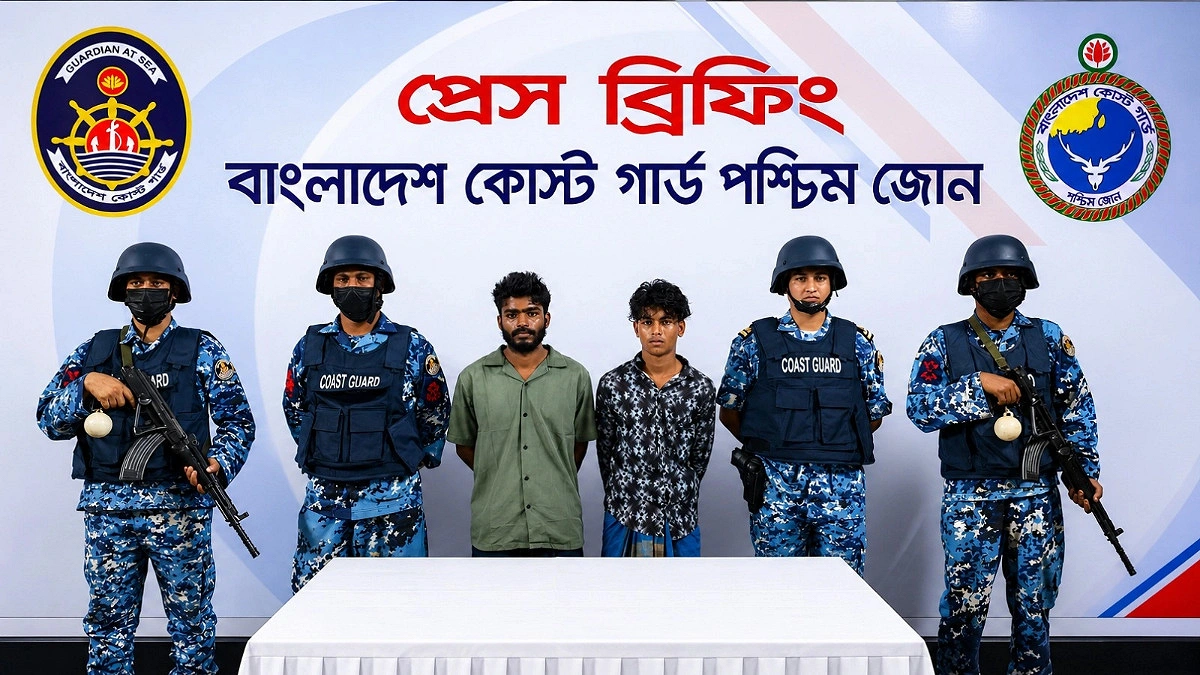 সুন্দরবনে পর্যটকদের ওপর হামলা, দুজনকে ধরল কোস্ট গার্ড