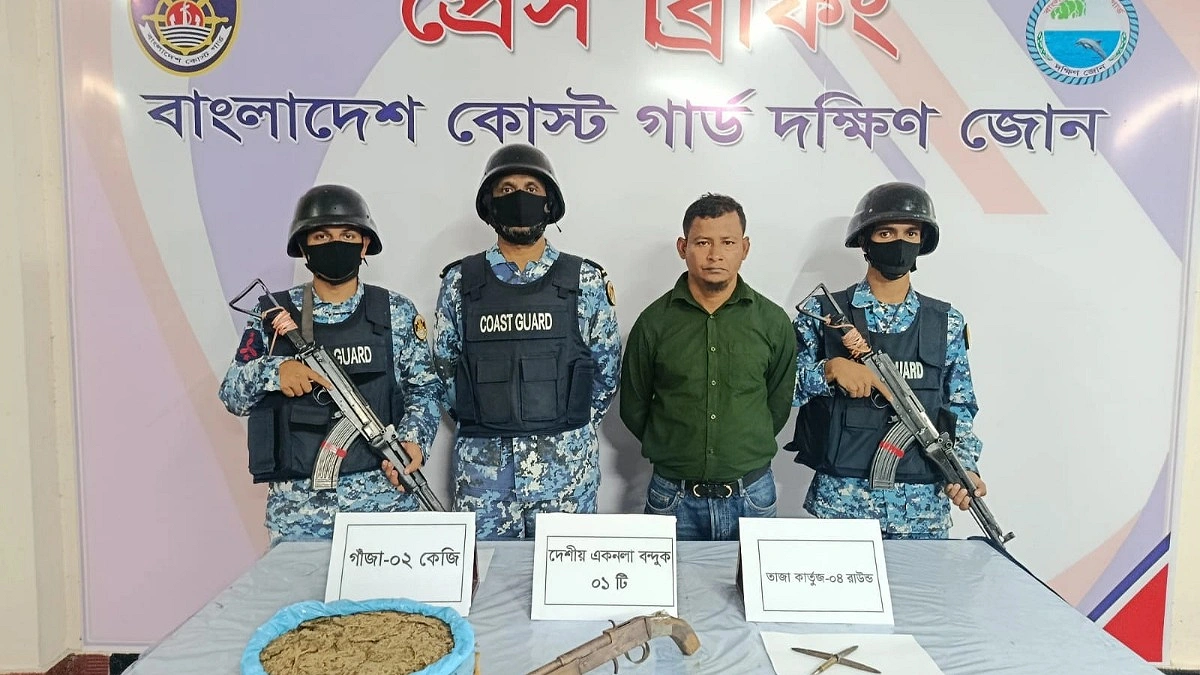 ভোলায় লঞ্চে অভিযান, অস্ত্র, মাদকসহ আটক যাত্রী