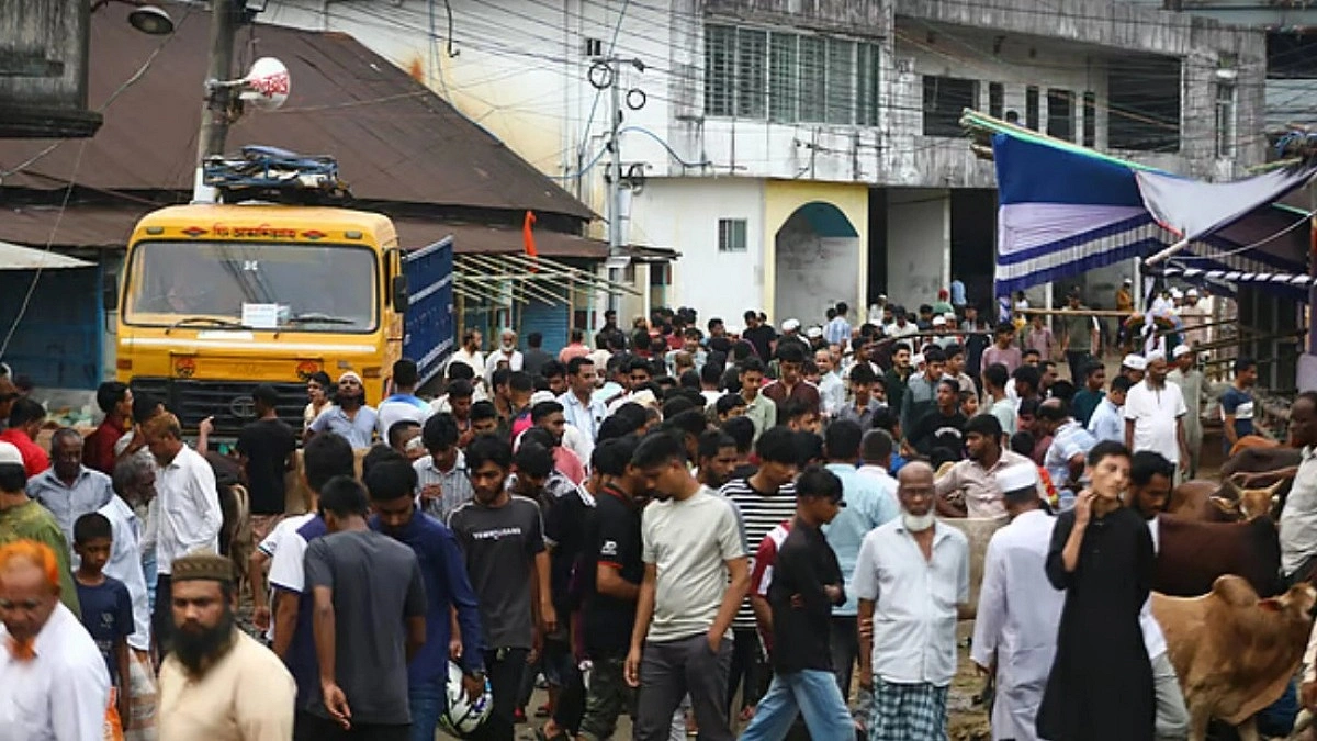 ঈদের আমেজে প্রাণ ফিরছে সিলেটের গরুর হাটে