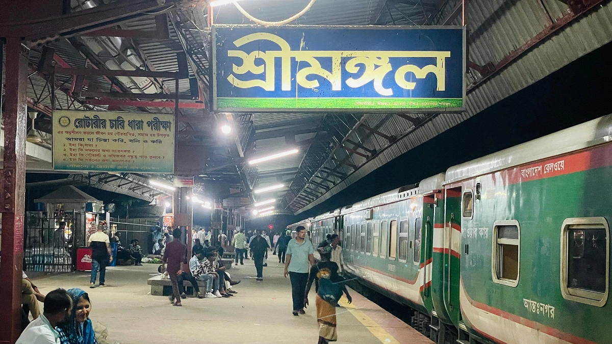 সিলেটের সঙ্গে সারা দেশের রেল যোগাযোগ স্বাভাবিক