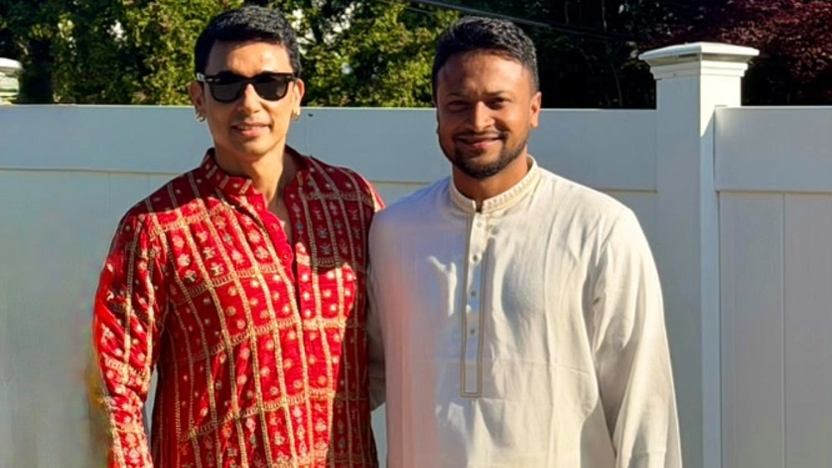 ঈদে এক ফ্রেমে সাকিব আল হাসান-জায়েদ খান